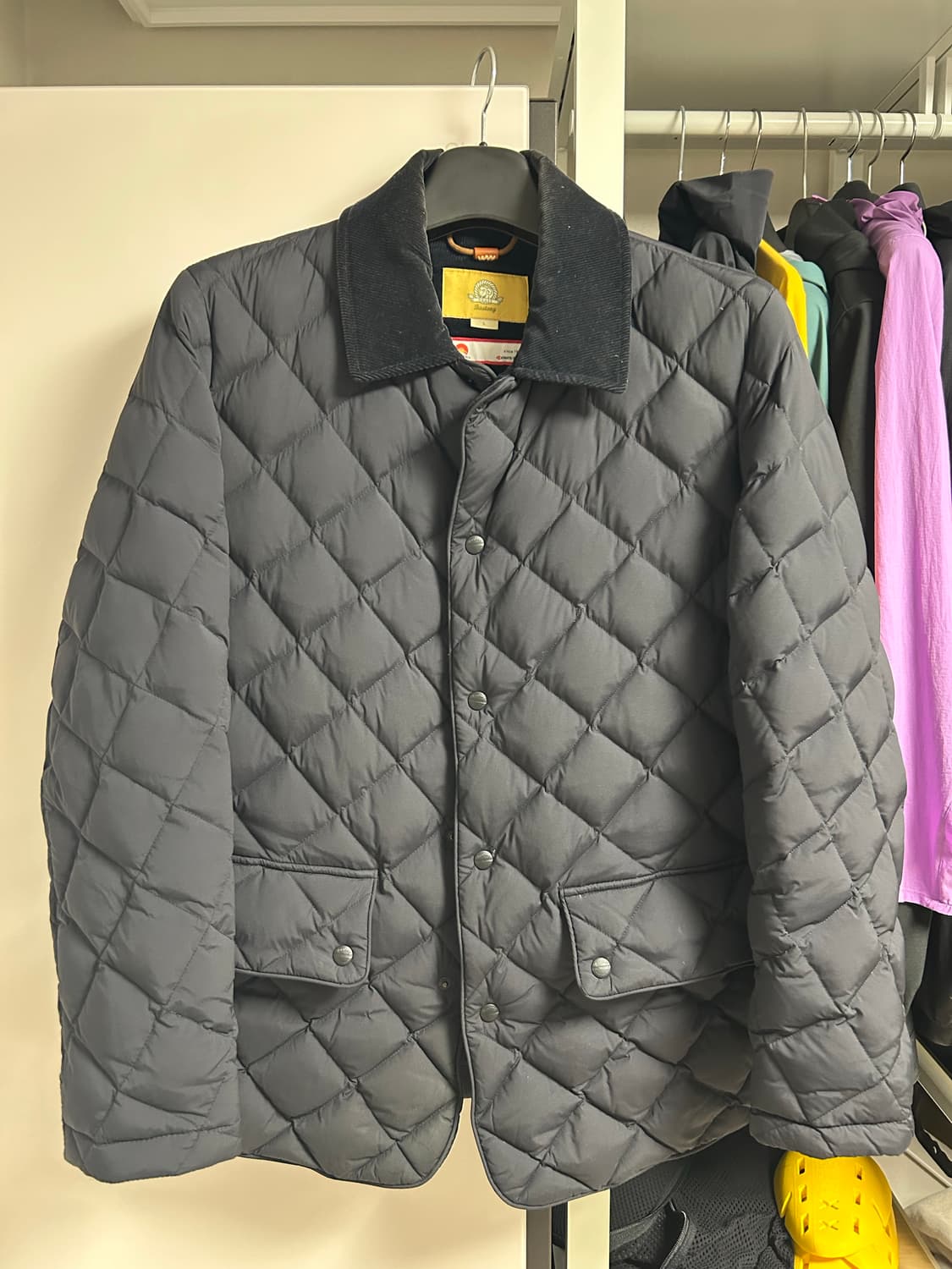 바스통 108 퀼팅자켓 코마츠 원단 상품이미지1