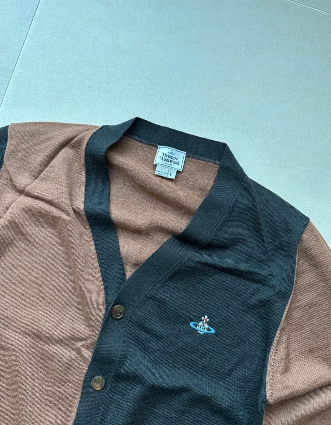 비비안웨스트우드 배색 가디건  상품이미지2