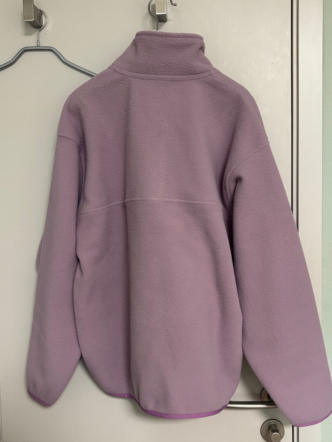 엔조 블루스 레트로 스냅 플리스 아노락 (Lavender) 상품이미지4