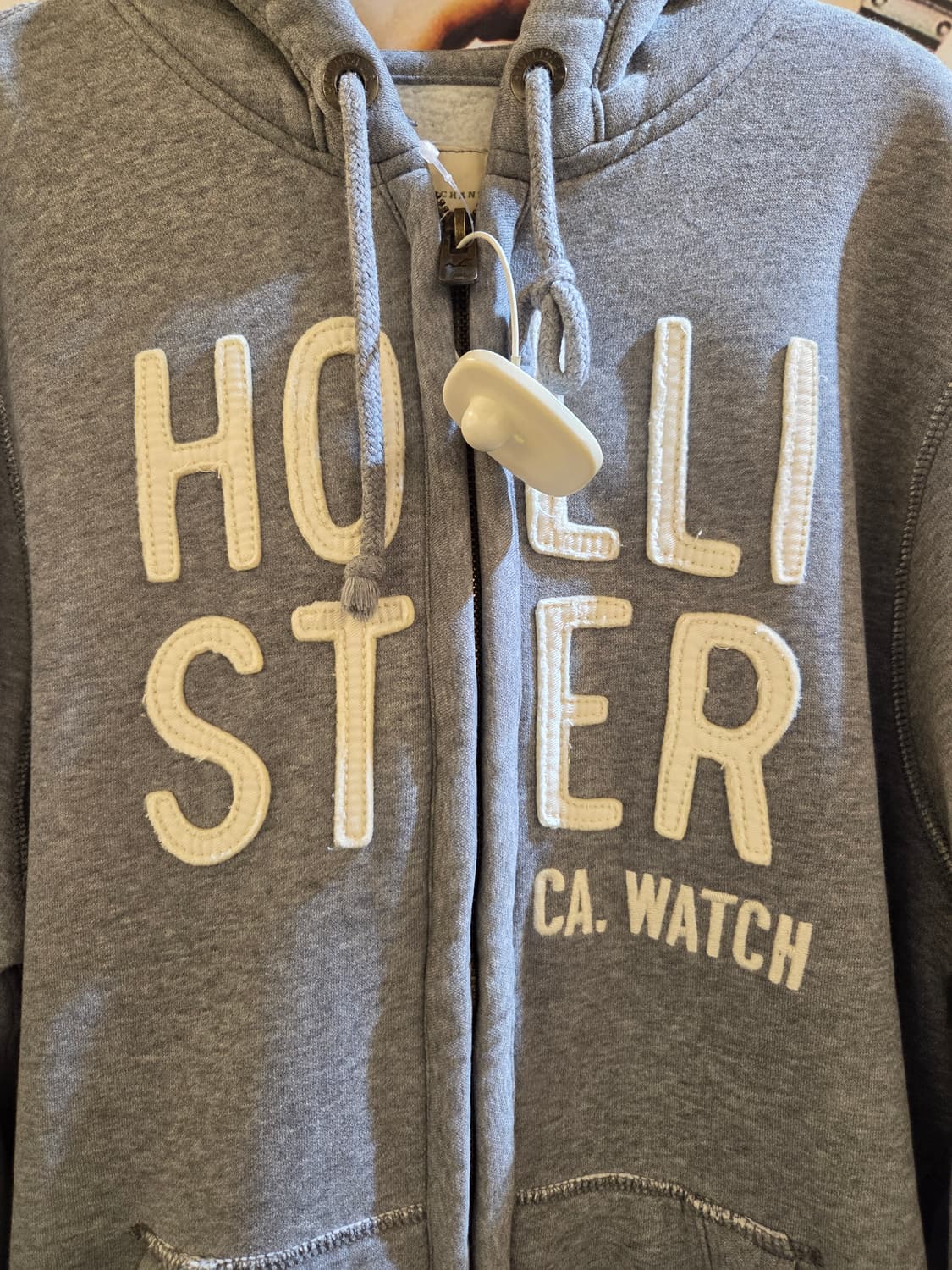 홀리스터 그레이 후드집업💯 상품이미지2