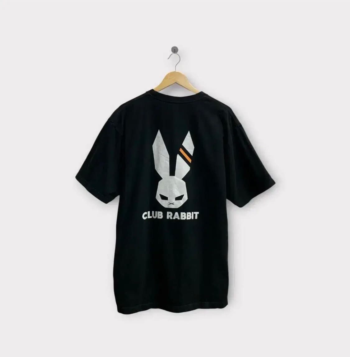클럽래빗 오버핏 빈티지 반팔 티셔츠 2XL  free 상품이미지1