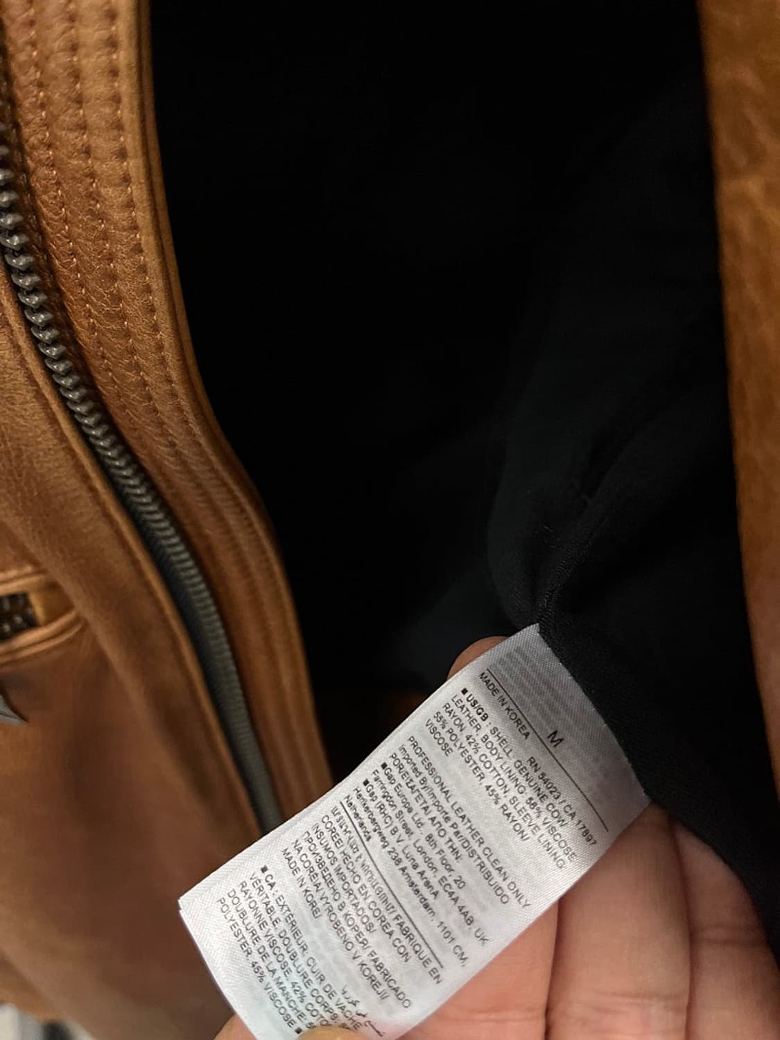 105) 바나나리퍼블릭 24ss 가죽자켓  상품이미지7