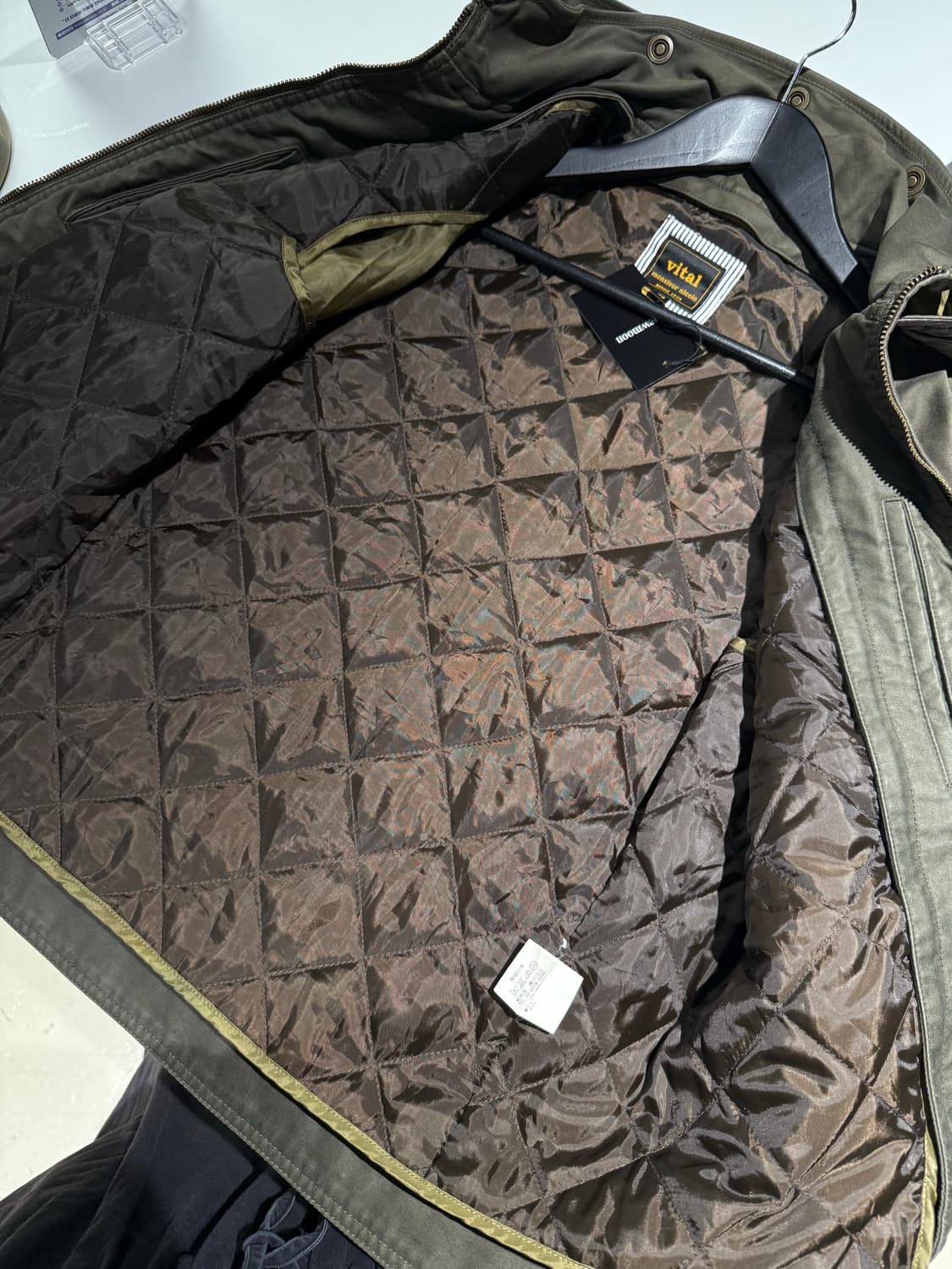 hood & high-neck 2-way detail jacket 상품이미지9