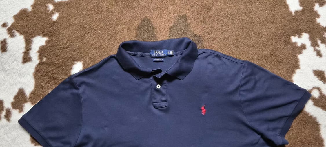 폴로 랄프로렌 남성용 반팔 피켓 셔츠(XL) 상품이미지4