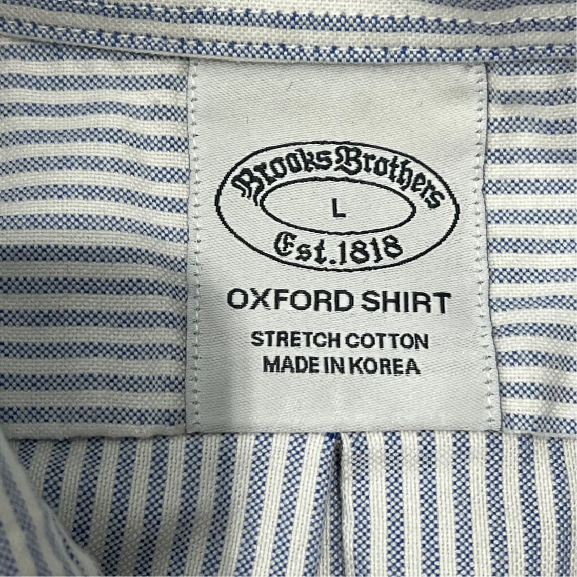 브룩스브라더스 스트라이프 셔츠 s09839 상품이미지5