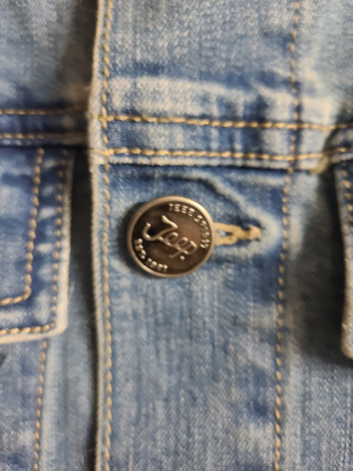 Jeep 데님 청베스트 조끼 L 사이즈 상품이미지9