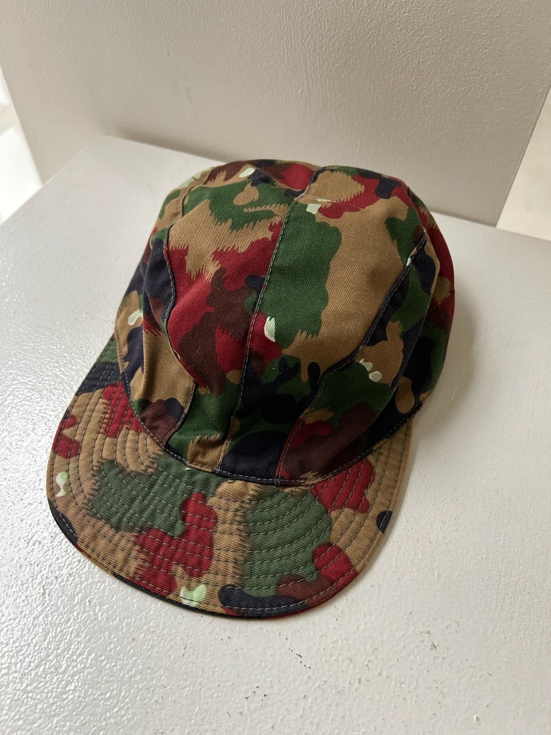 80's Swiss Army AlpenFlage camo Cap 상품이미지1