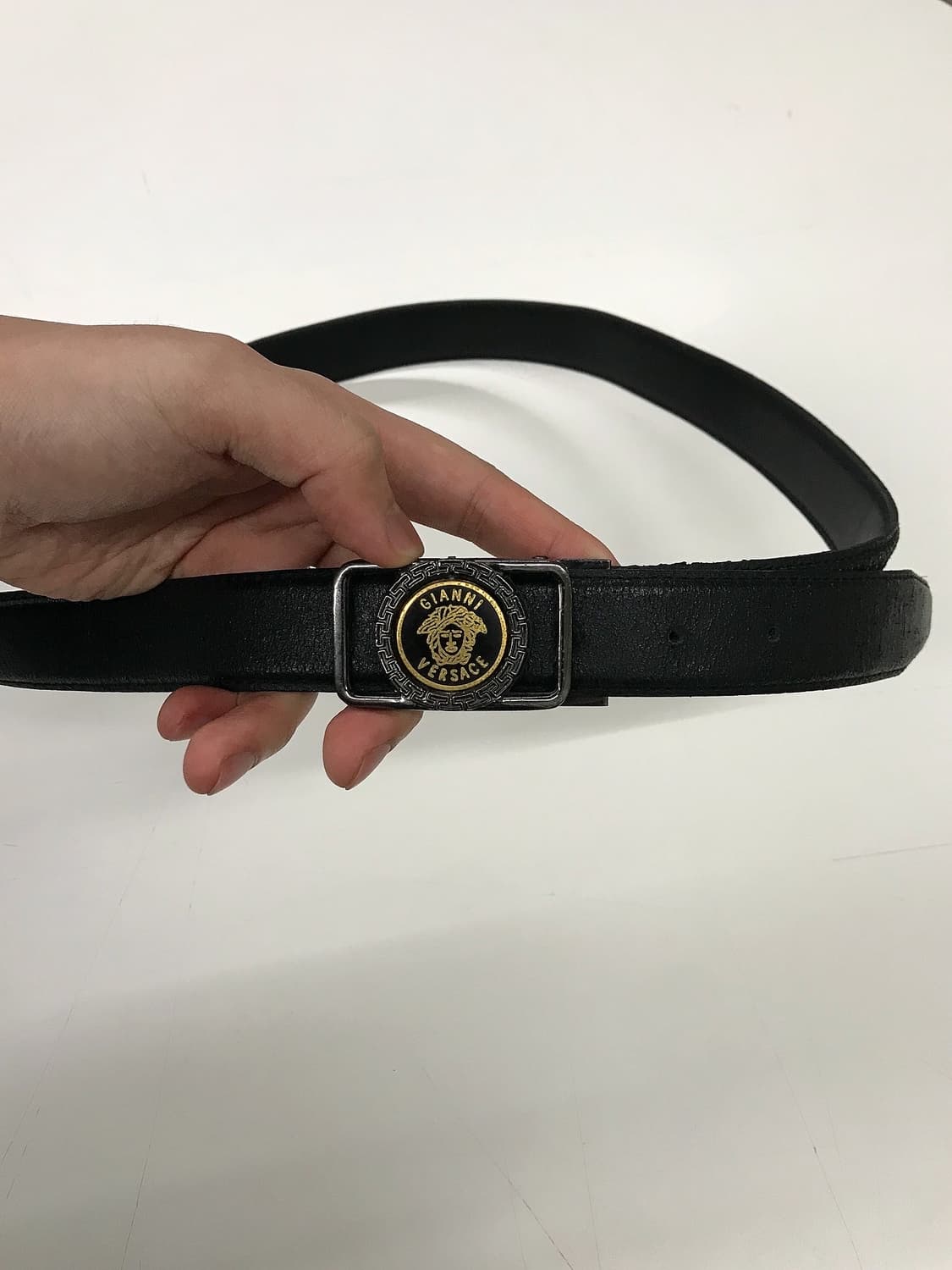 베르사체 메두사 레더 벨트 상품이미지5