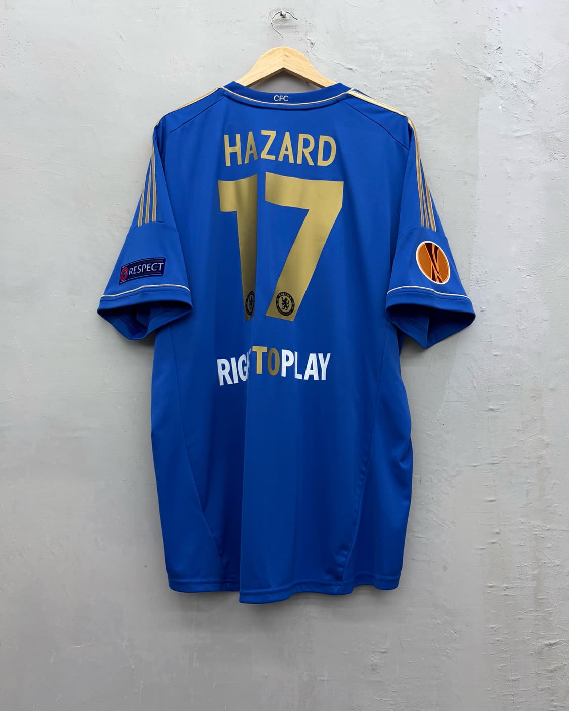 아디다스 12-13 첼시 홈 유로파.ver No.17 에덴 아자르 상품이미지1