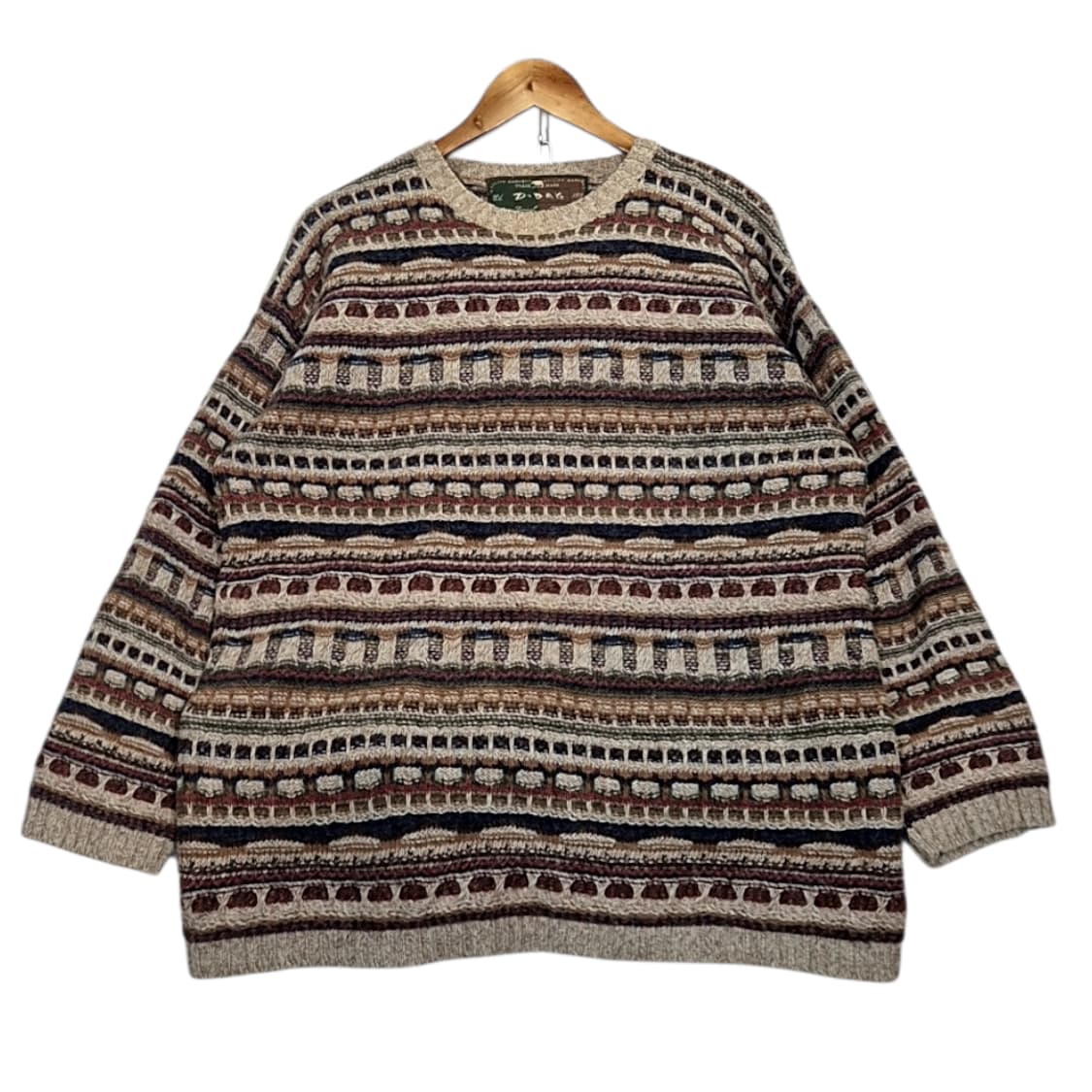 D-day 케이블 패턴 니트 상품이미지1