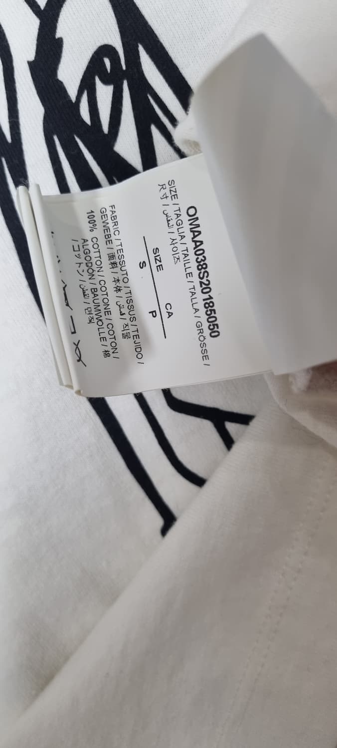 오프화이트 화이트 푸투라 애로우 오버핏s 상품이미지5