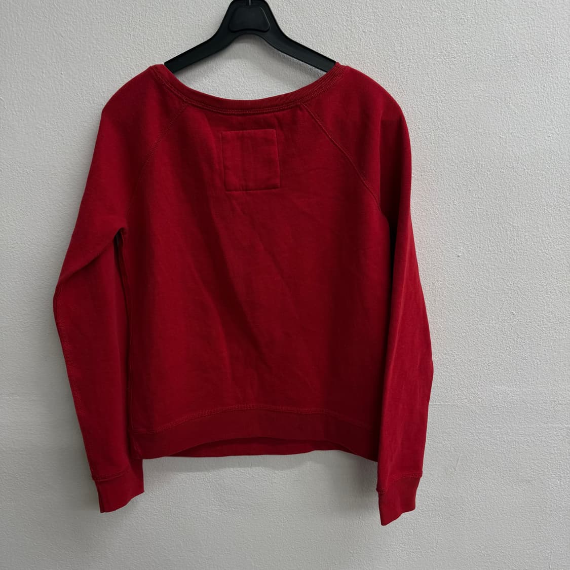 아베크롬비 키즈 크롭 레터링 레드 맨투맨 XL 상품이미지3