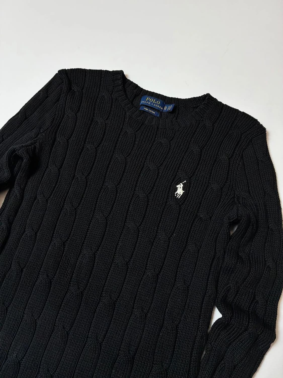 폴로 랄프로렌 피마코튼 신형 꽈배기 코튼 니트 PN8625 상품이미지2