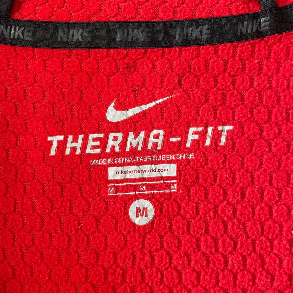 M 나이키 블랙 후드집업 자켓 95 써마 상품이미지4