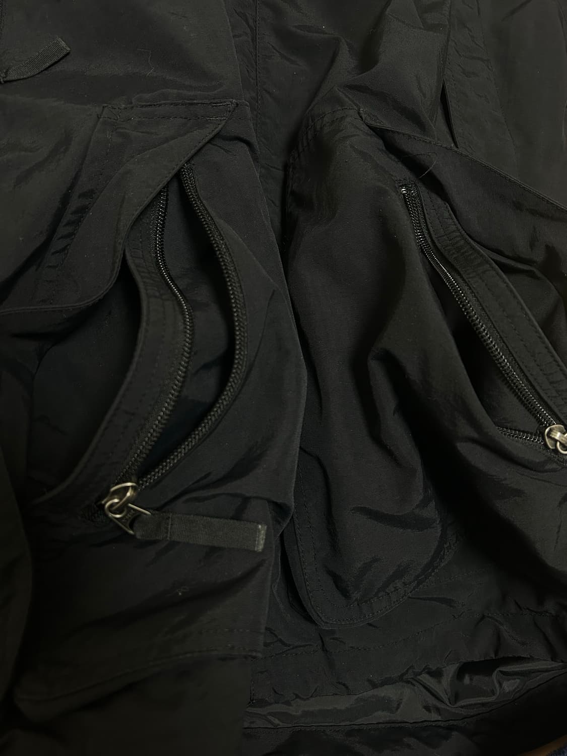 노스페이스 6 포켓 블랙 후드 바람막이 자켓 상품이미지5