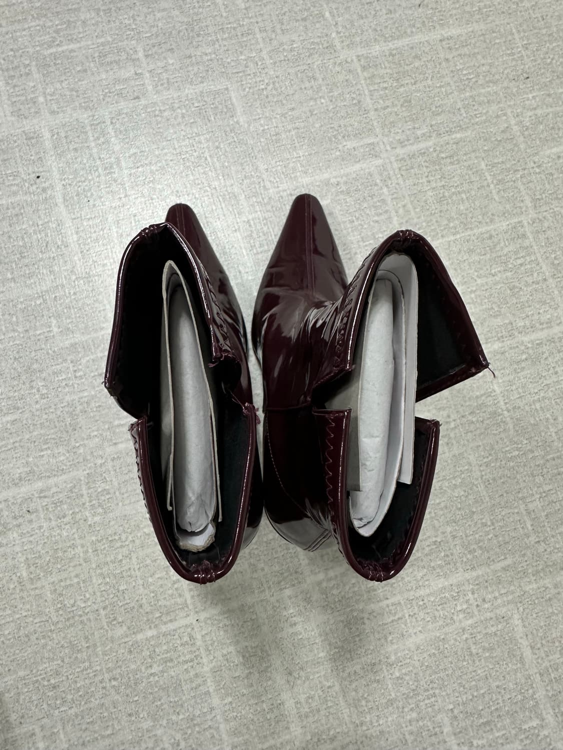 (미착용)자라 애나멜 앵클 힐부츠 37 상품이미지5