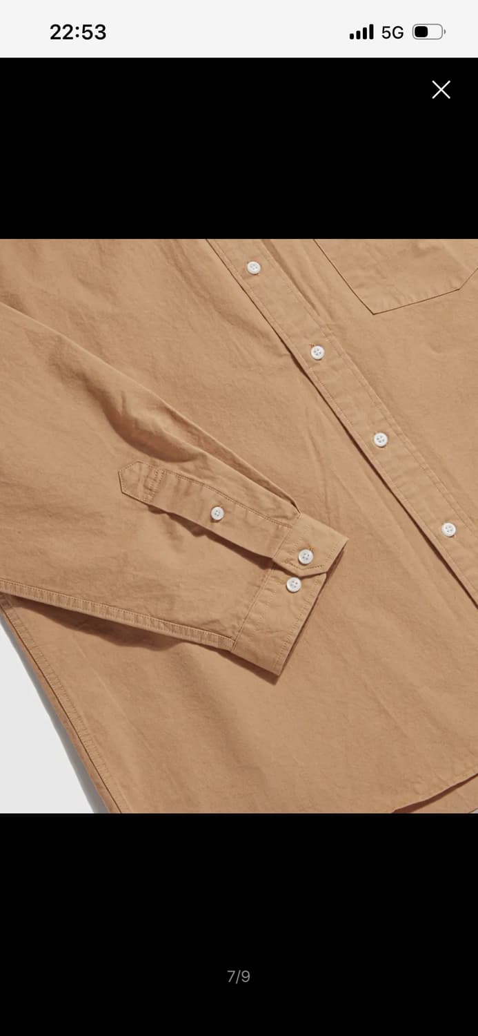 에스피오나지 셔츠 Cotton Over  Shirt Brick 상품이미지10