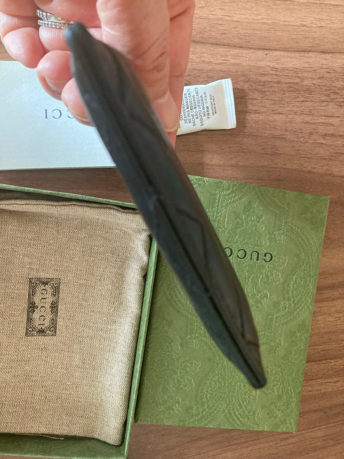 구찌 마몬트 블랙 카드지갑  상품이미지5