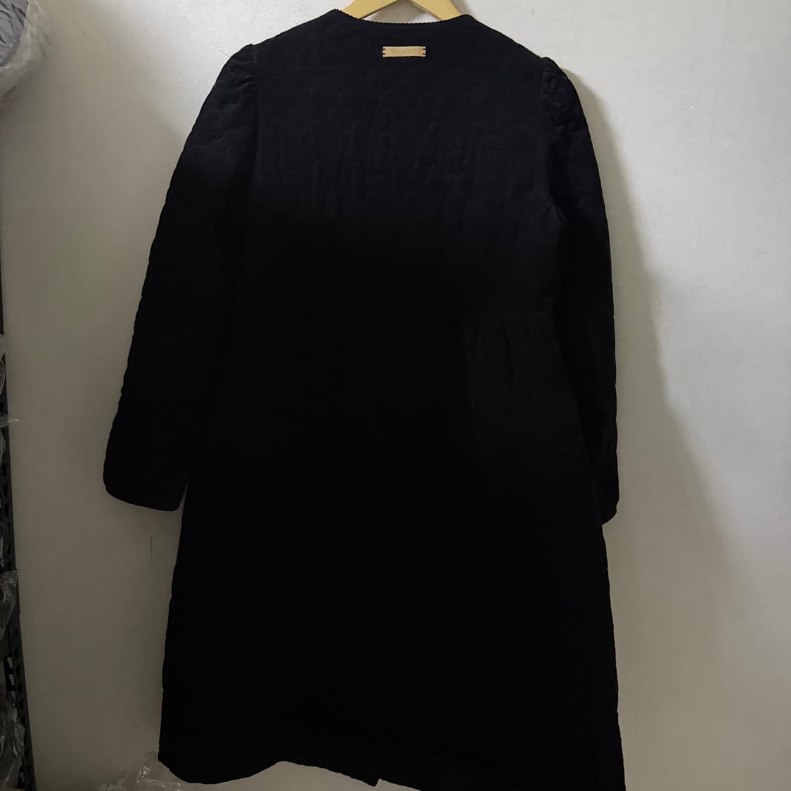 썰스데이아일랜드 코듀로이 하트 퀼팅 코트 S(66정도) 상품이미지6