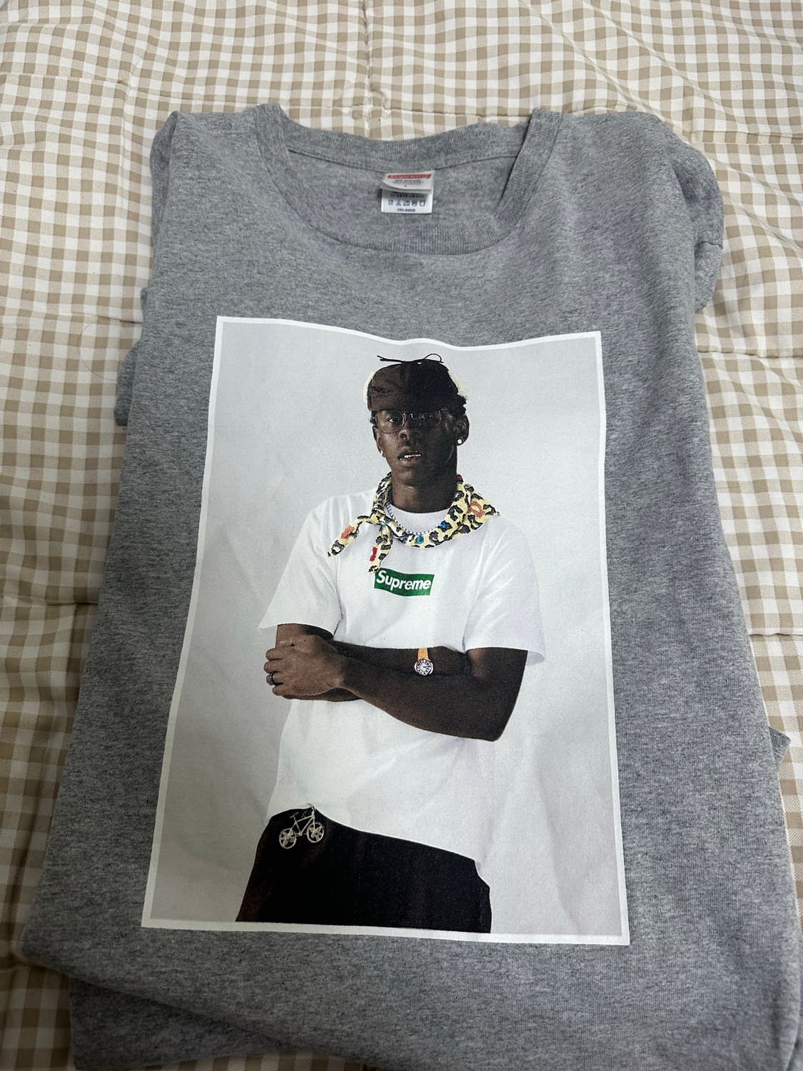 L사이즈 슈프림 타일러 티셔츠 그레이 상품이미지1