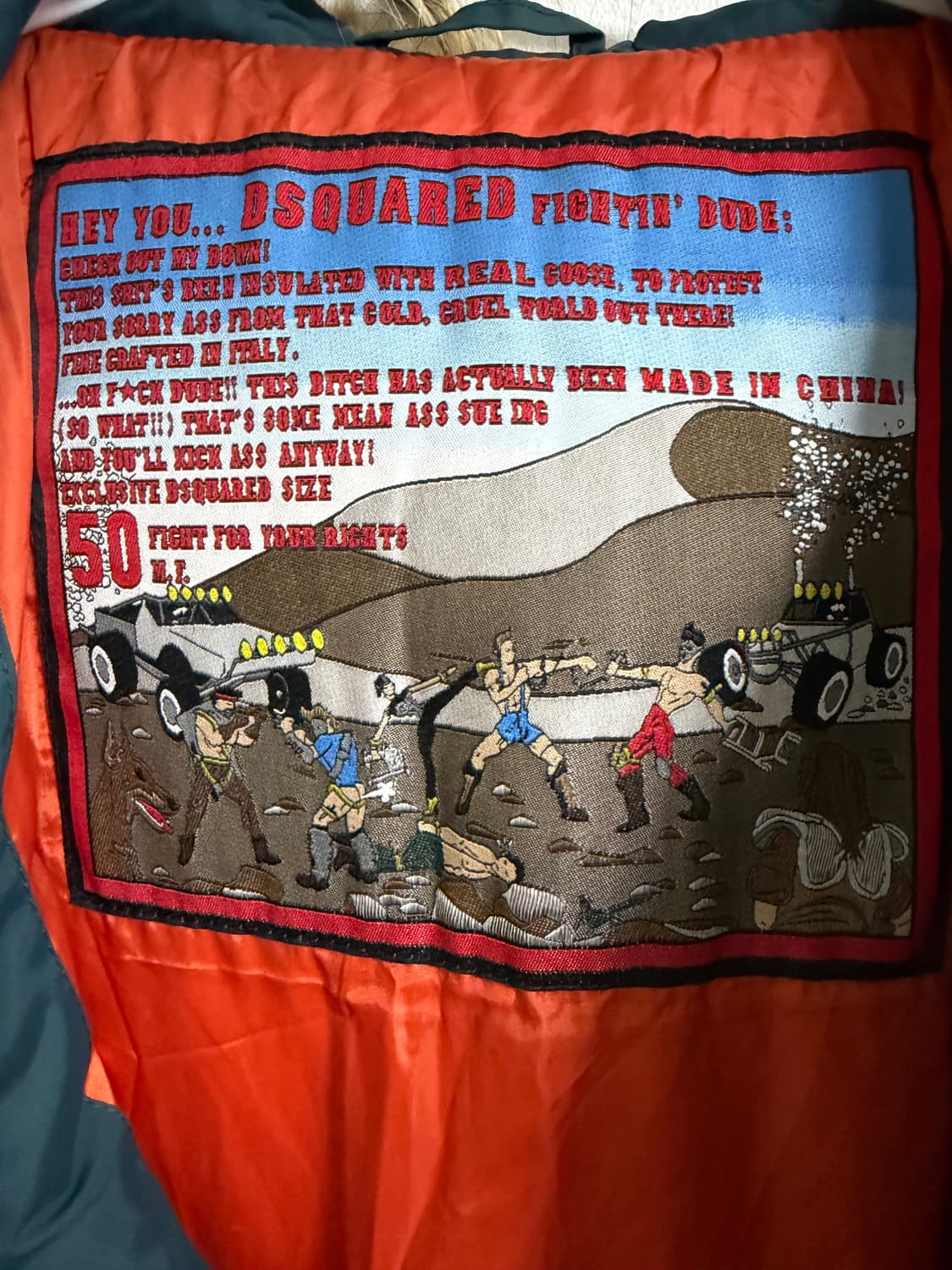 디스퀘어드 Dsquared² “Fighting Dudes” 다운 재킷 상품이미지3