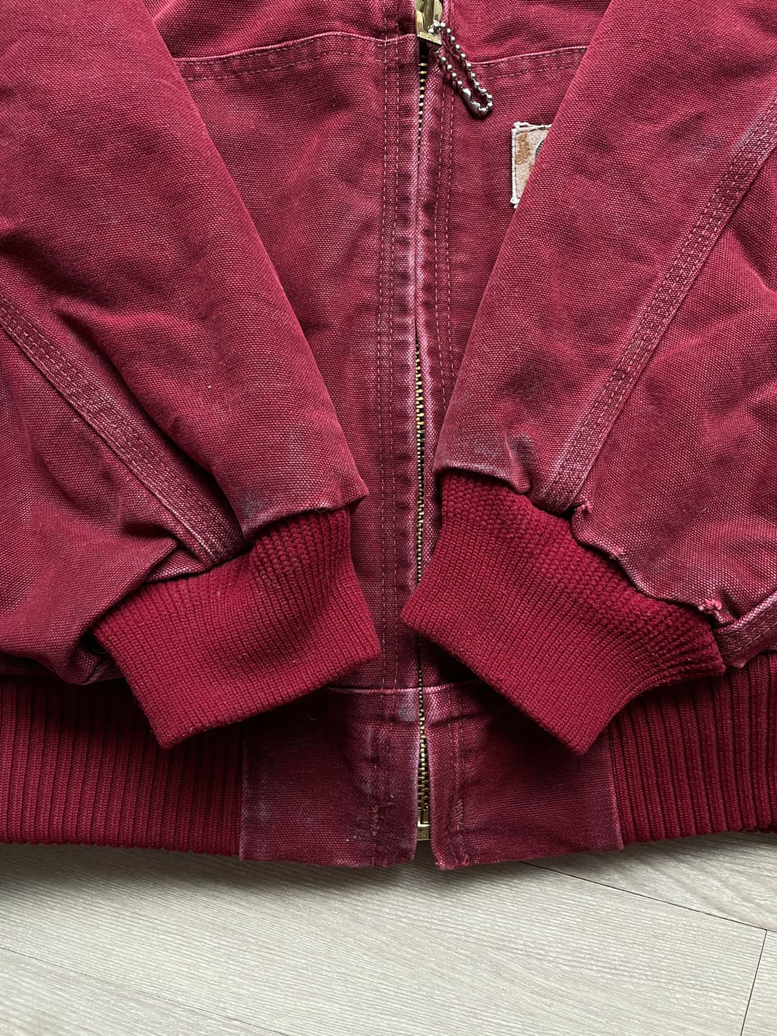 칼하트 j130 CRI 크림슨 액티브 자켓 샌드스톤 상품이미지6