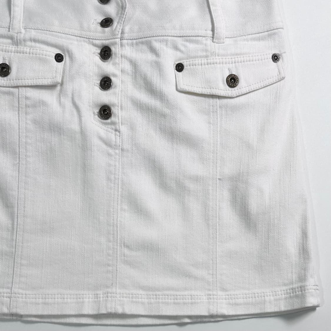  버버리 화이트 데님 스커트 상품이미지3