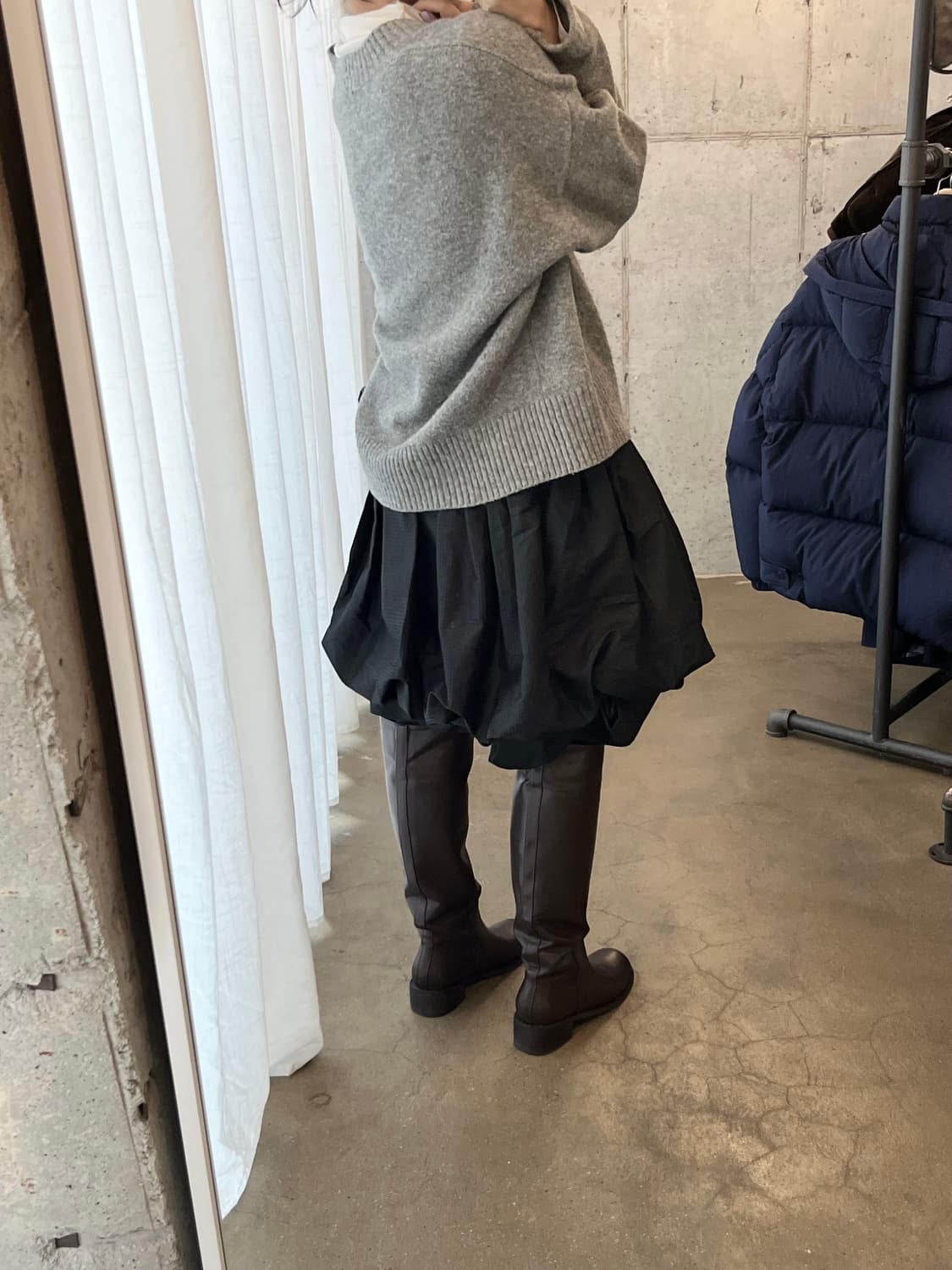 rene 벌룬 스커트 블랙 상품이미지8