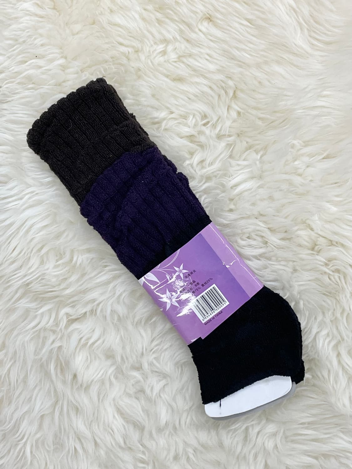 JPN 울 패턴 레그워머 상품이미지3