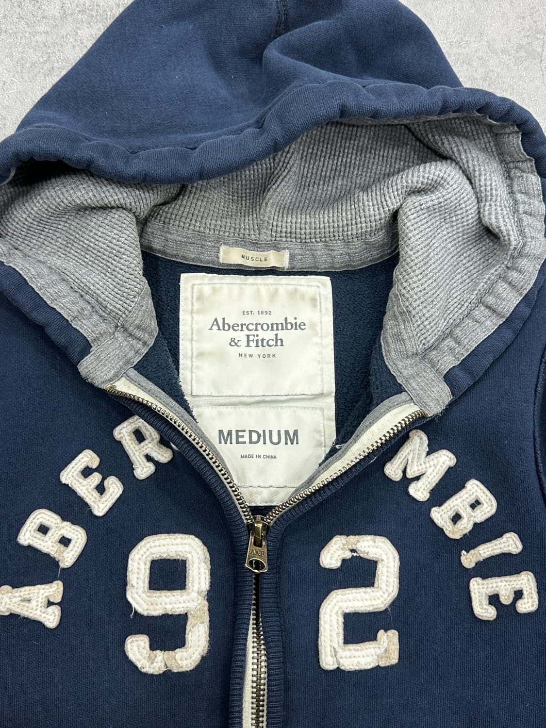 아베크롬비 네이비 후드집업 상품이미지4