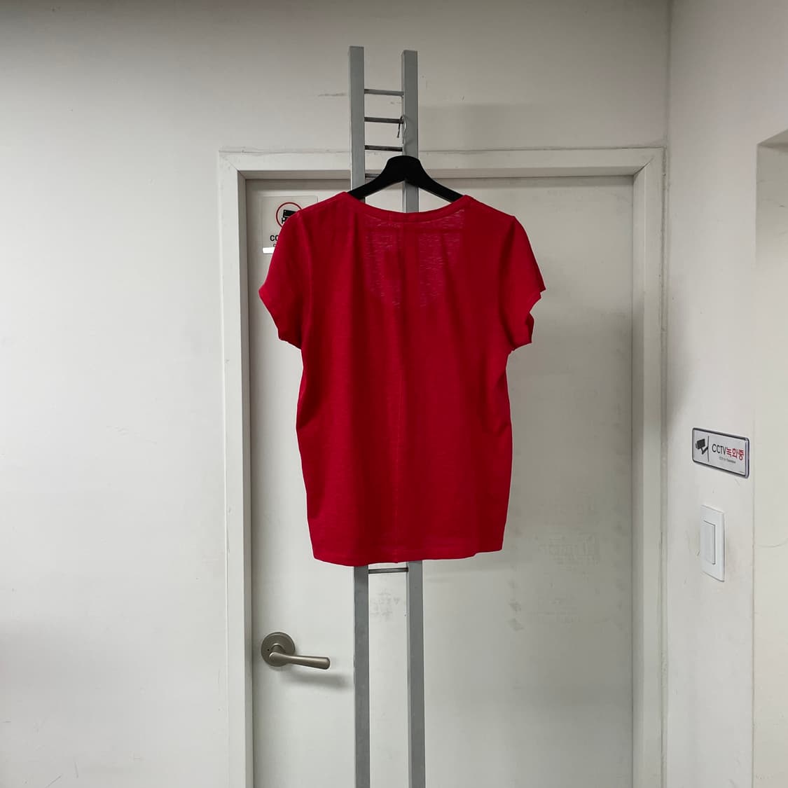 랙앤본 반팔 티셔츠 레드 M(W) 상품이미지5