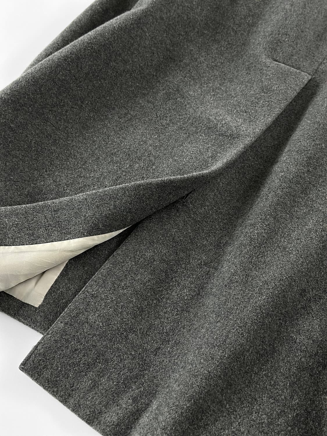 80~90s 빈티지 버버리 울 캐시미어 발마칸 코트 상품이미지7