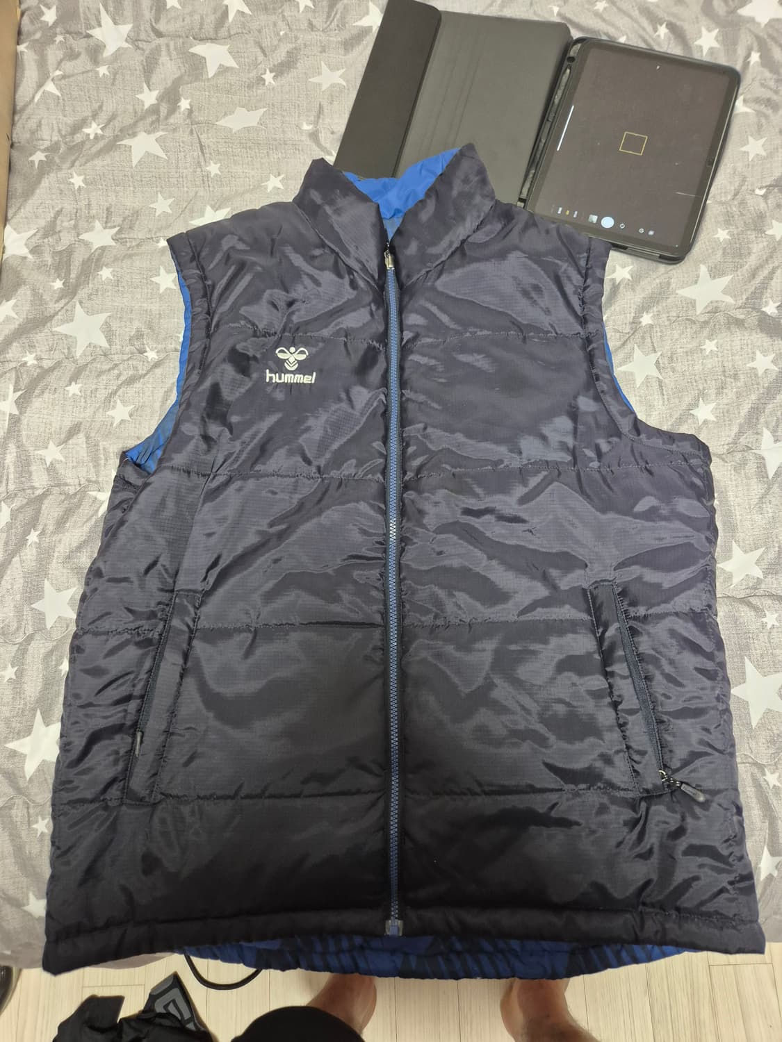 험멜 조끼패딩 상품이미지1