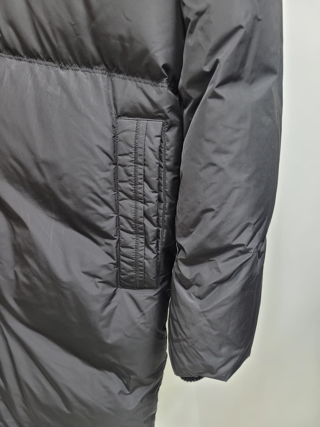 SISLEY 시슬리 폭스퍼 후드 다운 롱 패딩 / 여 42 (90)
 상품이미지5