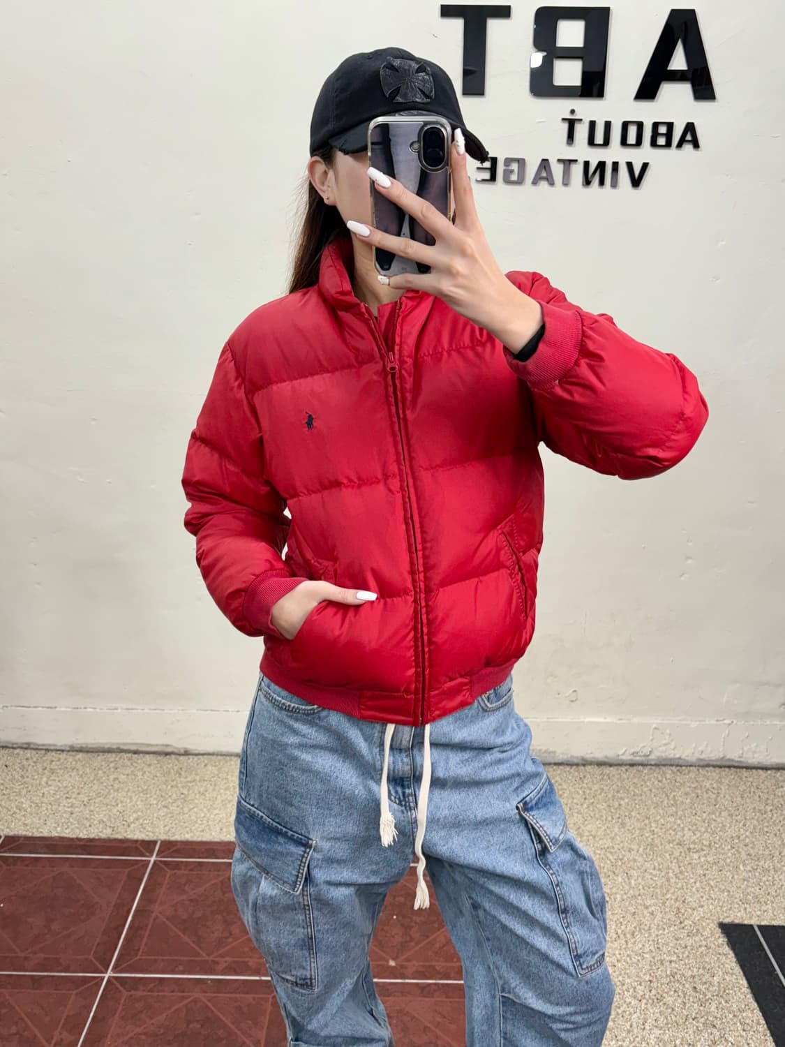 폴로 다운 패딩 상품이미지1