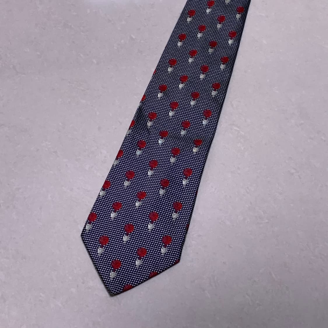 LANVIN 랑방 패턴 실크타이 상품이미지2