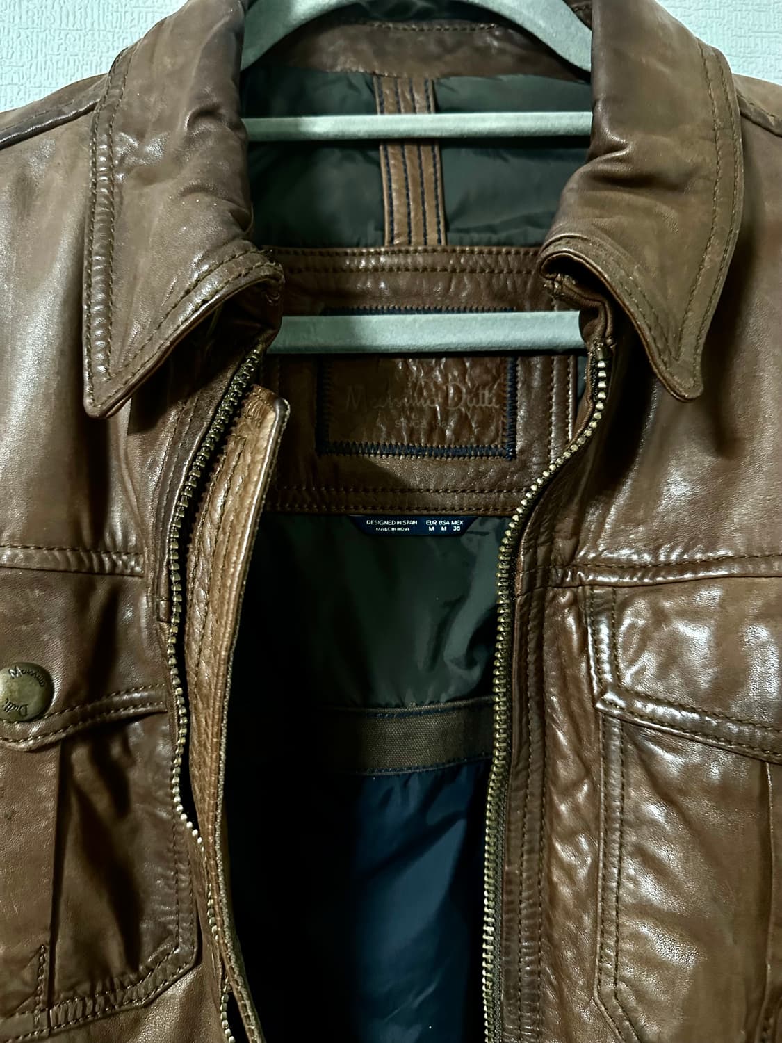 Massimo Dutti 카우하이드  레더자켓 상품이미지3