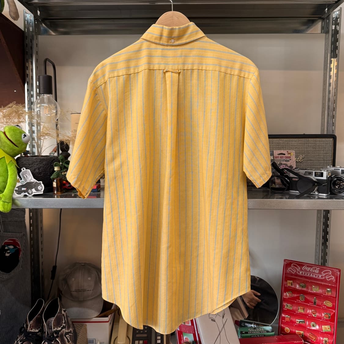 70S SEARS 스트라이프 반팔 셔츠 미국빈티지 일본생산 상품이미지5