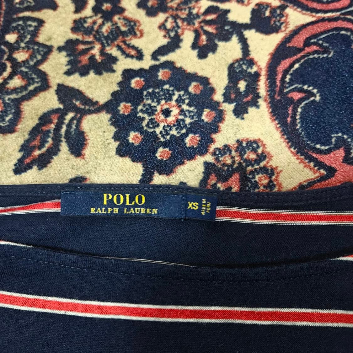 폴로랄프로렌 여성 스트라이프 보트넥 긴팔티셔츠 상품이미지5