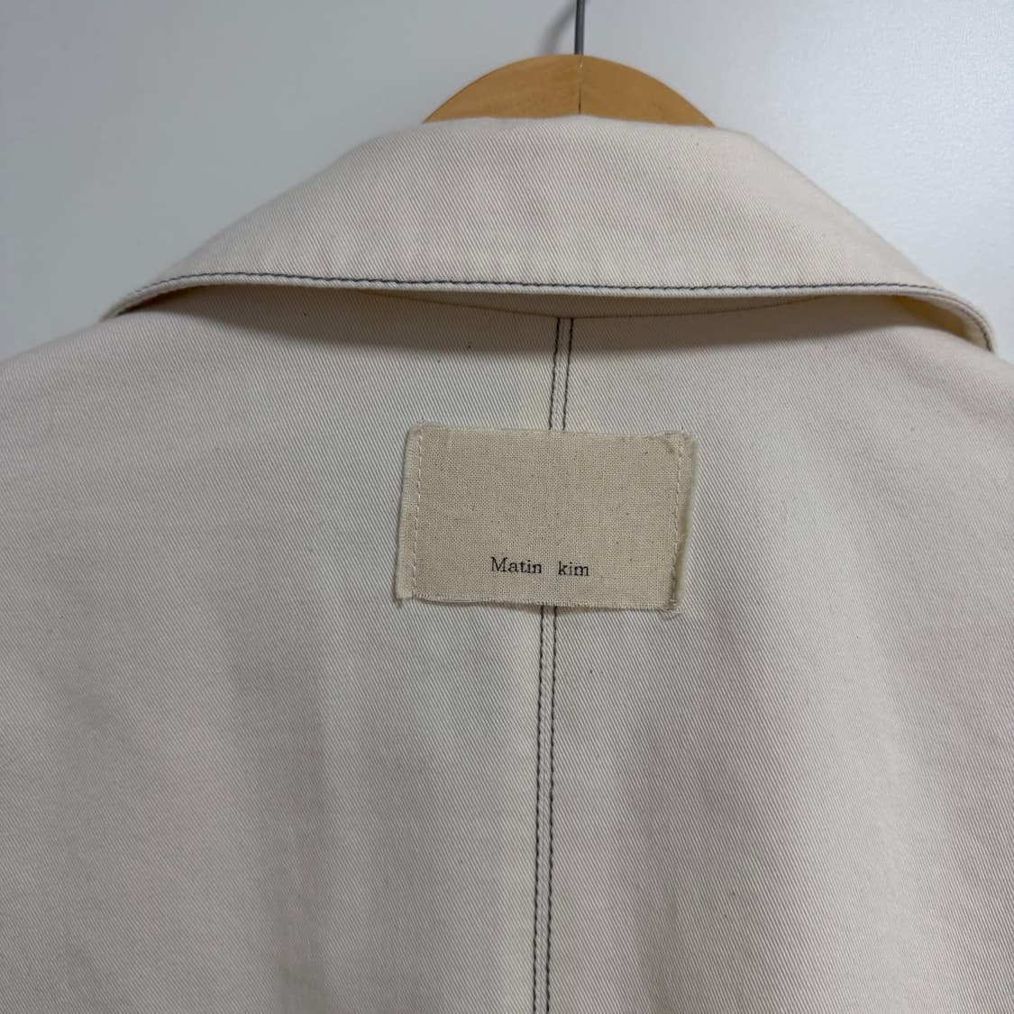 마뗑킴 니트 슬리브 포켓 점퍼 아이보리 상품이미지6