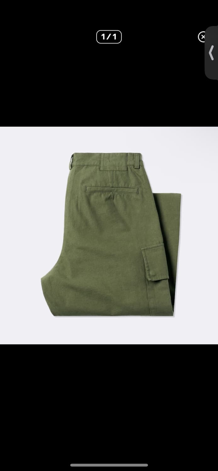 Mer Vert Armée Cargo - E fit 34  상품이미지1