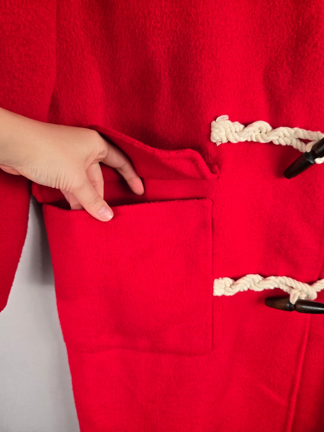 [무료배송]스튜디오 톰보이 여성 오버핏 울 앙고라 더플 코트 상품이미지6