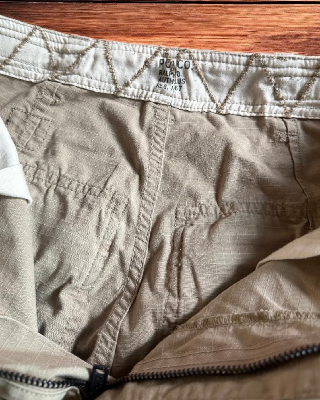 90s 폴로 유틸리티 립스탑 카고 팬츠 상품이미지4