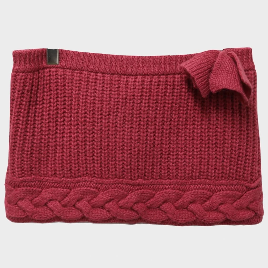 바디드레싱 레드 울 모헤어 혼방 니트 미니스커트 61249 상품이미지1