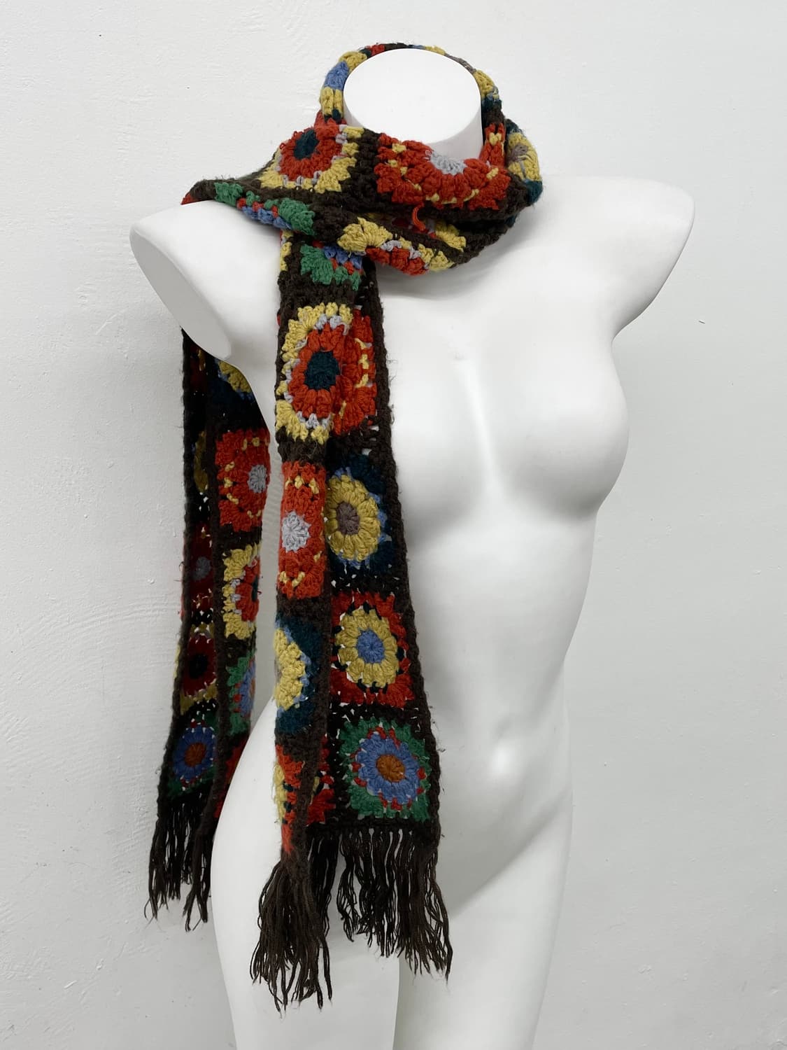 모리 하구미 크로셰 모티브 머플러  상품이미지1