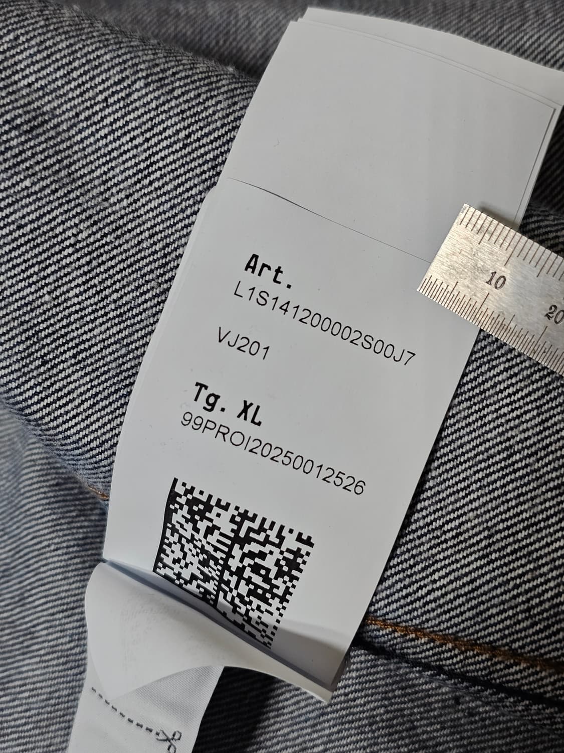 스톤아일랜드 데님 리서치 지퍼 디테일 오버셔츠 26SS (새 상품) 상품이미지7