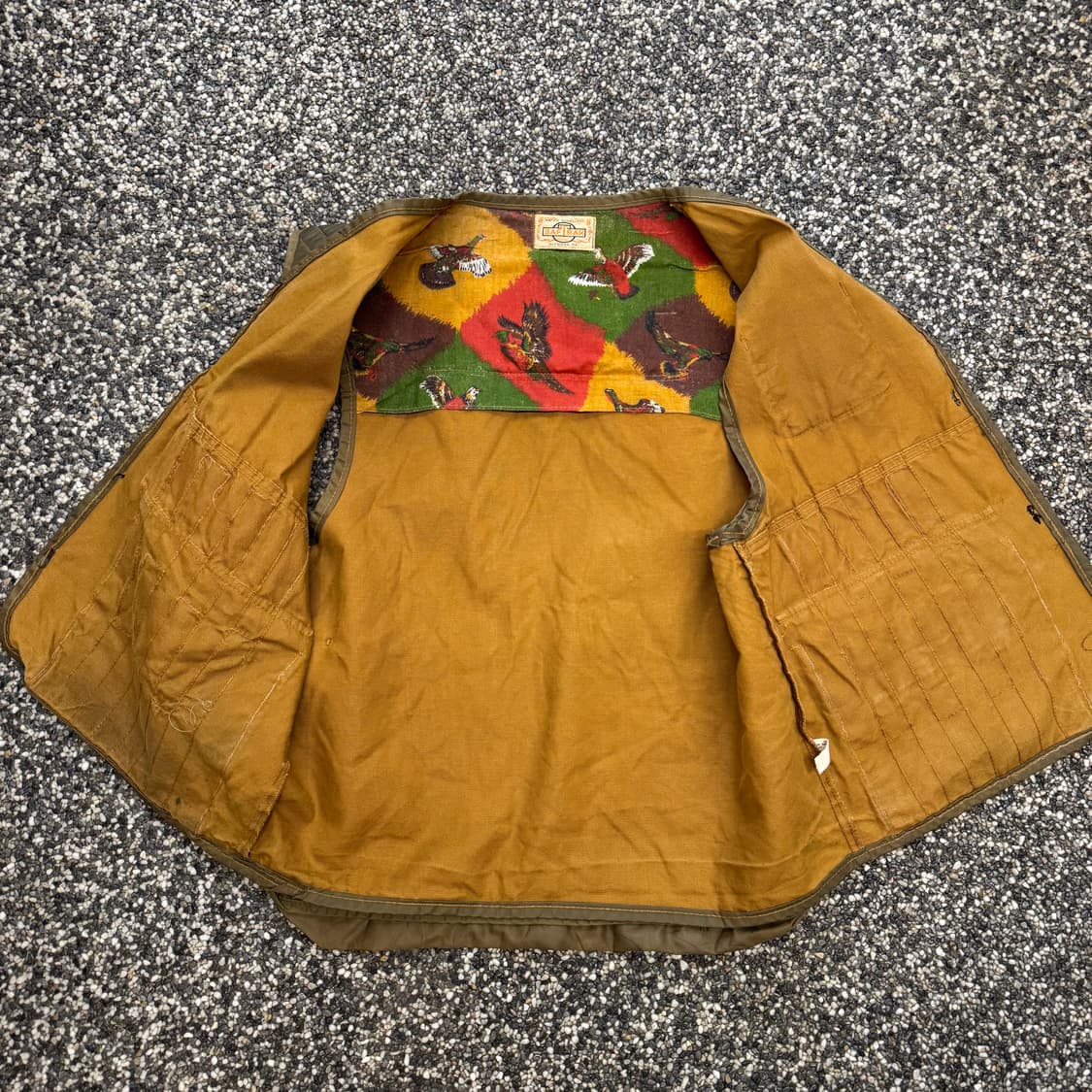 60s Saftbak 빈티지 사파리 헌팅 베스트 (XL)  상품이미지5