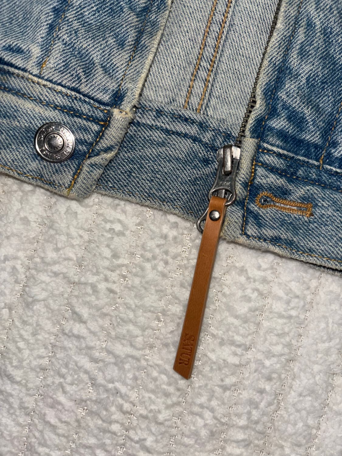 SATUR 브루클린 집 워시드 데님 자켓 상품이미지3