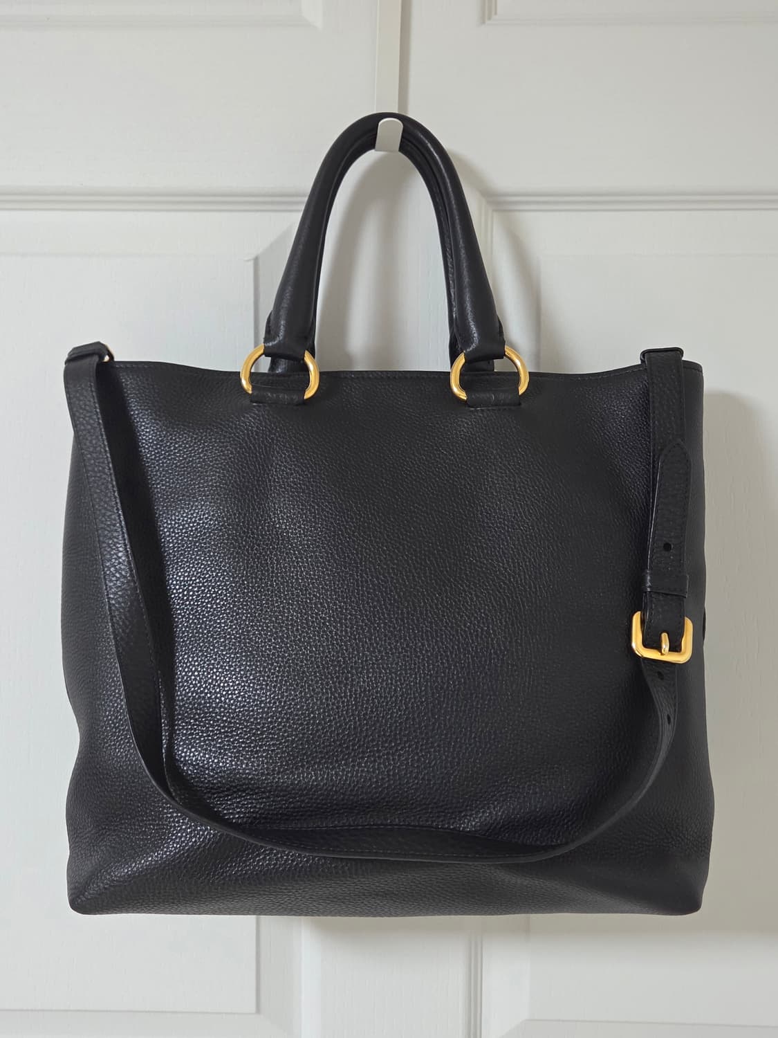 프라다 비텔로 피닉스 토트백 블랙 (2way) 상품이미지2