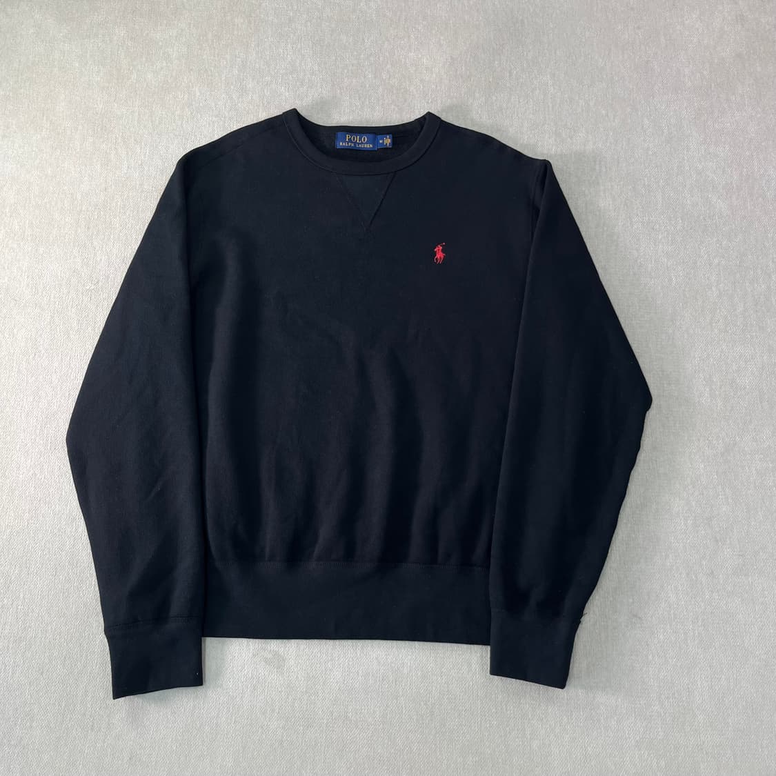 100 폴로랄프로렌 스몰포니 블랙 맨투맨 상품이미지1